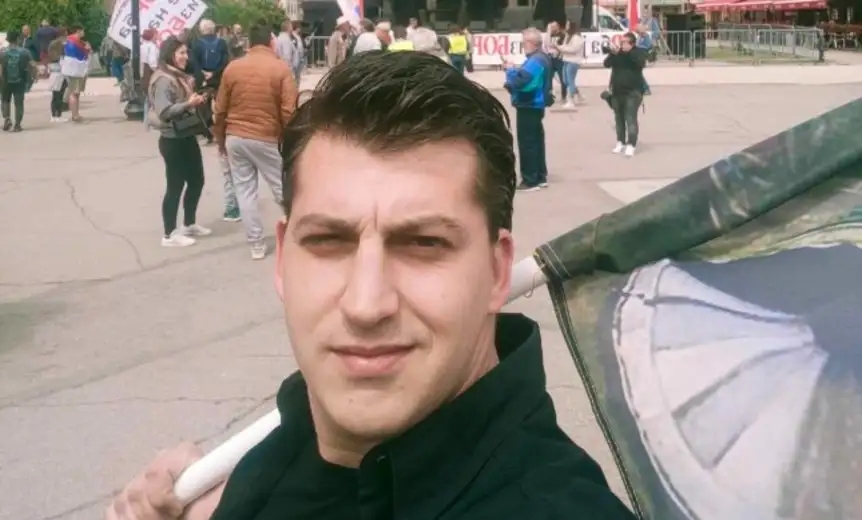 Predstavljanje liste „MI SNAGA NARODA, prof. dr Branimir Nеstorović“: Prvi na listi je Luka Vojvodić