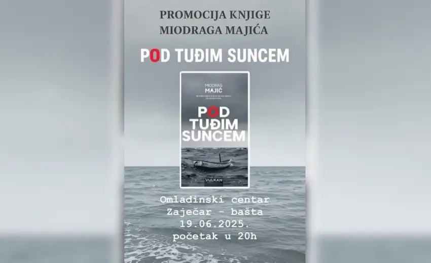 Promocija knjige Miodraga Majića - "Pod tuđim suncem" u Omladinskom centru
