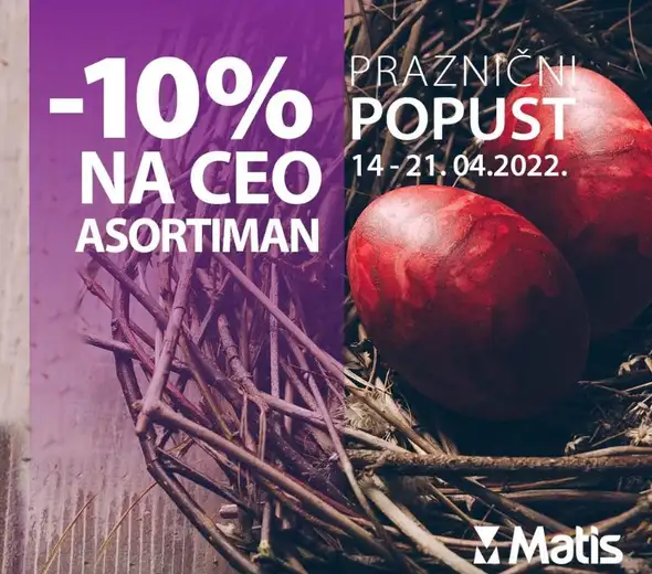 U salonima namestaja Matis praznični popusti od 10 odsto na celokupan asortiman