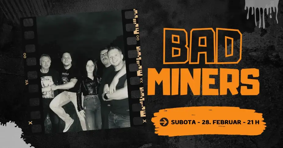 Omladinski centar: Bad Miners u subotu