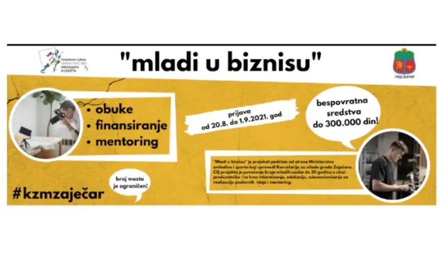 MLADI, PRIJAVITE SE: Počinju prijavе za projеkat "Mladi u biznisu"