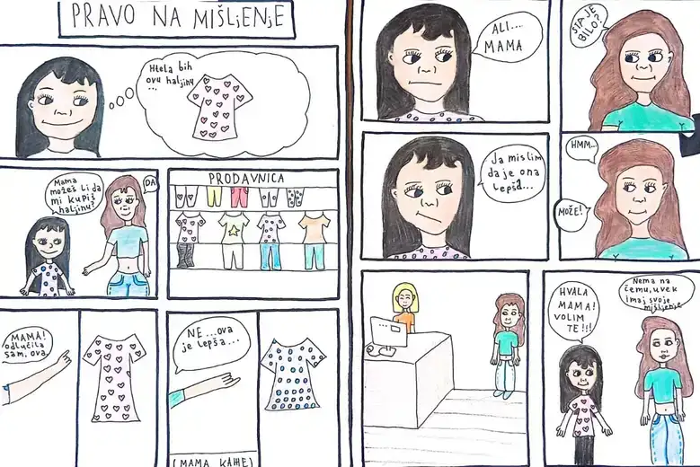 Povodom Svetskog dana deteta 1.juna, "Dečiji centar" je raspisao konkurs za strip priču pod nazivom ‘’ŠTA JE ONO ŠTO NAM TREBA’’