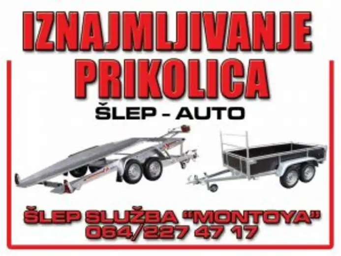 Uvek na usluzi - najbolja šlep služba u gradu: "Montoya"!