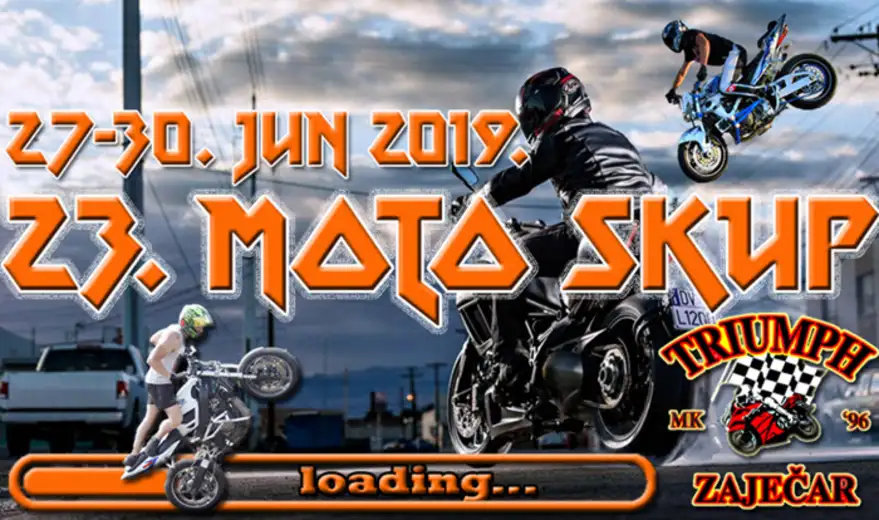 23. Moto skup u Zaječaru od 28. do 30. juna