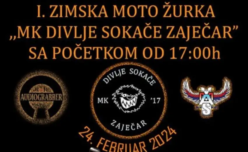 Prva zimska moto žurka u subotu u Domu kulture u Lubnici