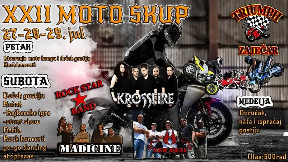 Bajkeri stižu u naš grad: Ovog vikenda održava se 22. Moto skup