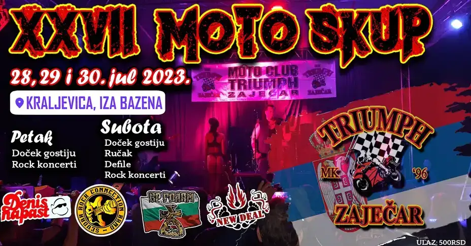 Sutra privremena obustava saobraćaja u centru Zaječara zbog moto skupa