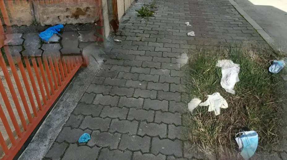 Na više lokacija bačene iskorišćene maske i rukavice