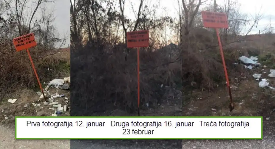 Sramotno: Mesec dana kasnije ponovo niklo smetlište