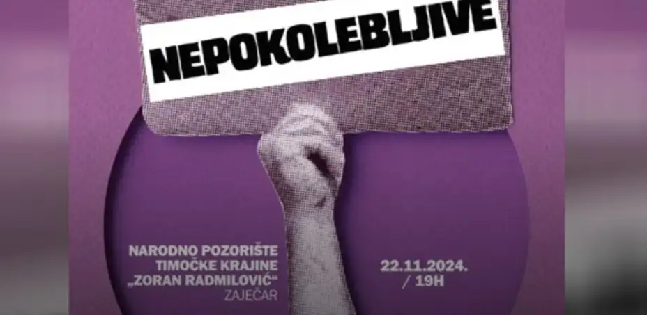 „Nepokolebljive“ sutra u zaječarskom pozorištu