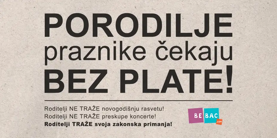 Država ponovo kažnjava roditelje: PORODILJE U SRBIJI PRAZNIKE DOČEKUJU BEZ PLATE!