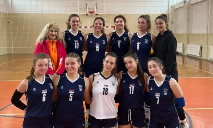 Gimnazijalke osvojile prvo mesto u odbojci