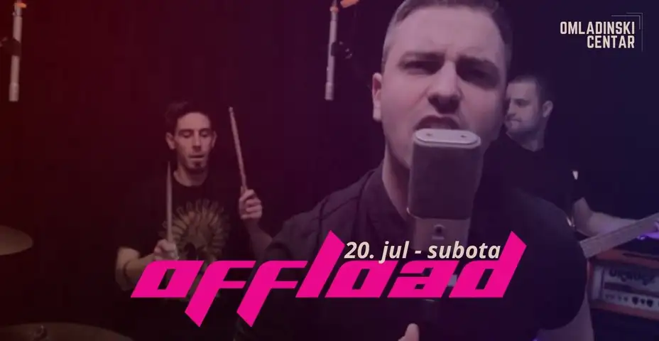Niški OFFLOAD bend prvi put nastupa u letnjoj bašti Omladinskog centra