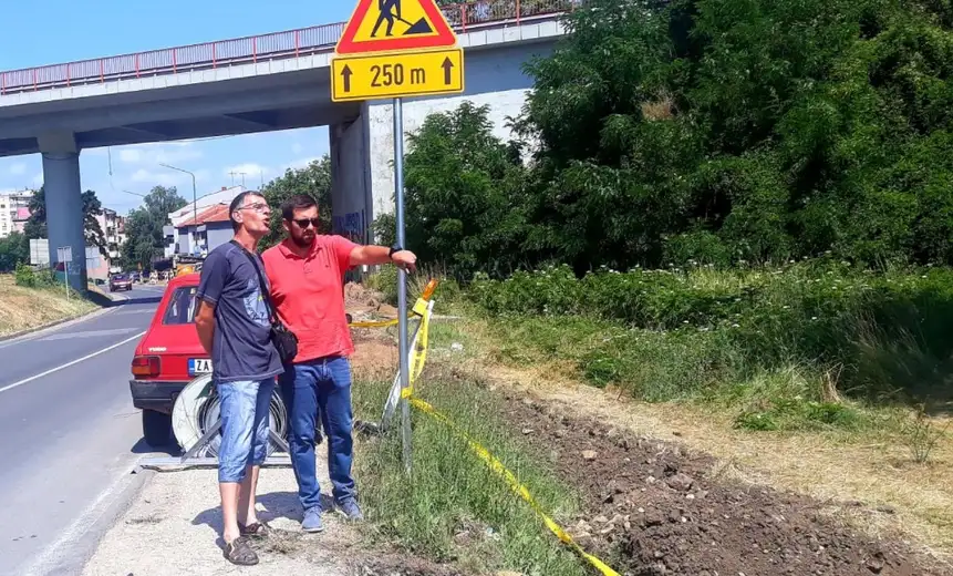 Počeli radovi na osvetljavanju trase od nadvožnjaka kod bolnice do naselja "Višnjar"