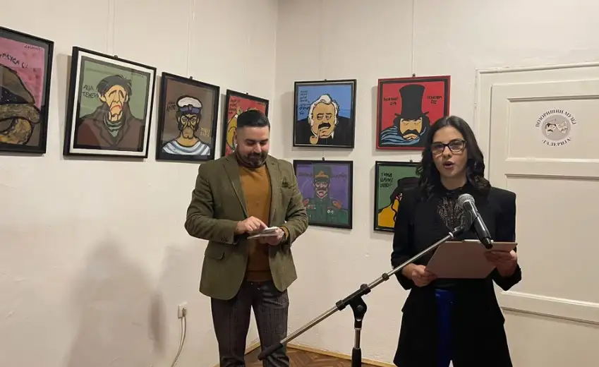 Otvorena izložba karikatura Aleksandra Blatnika