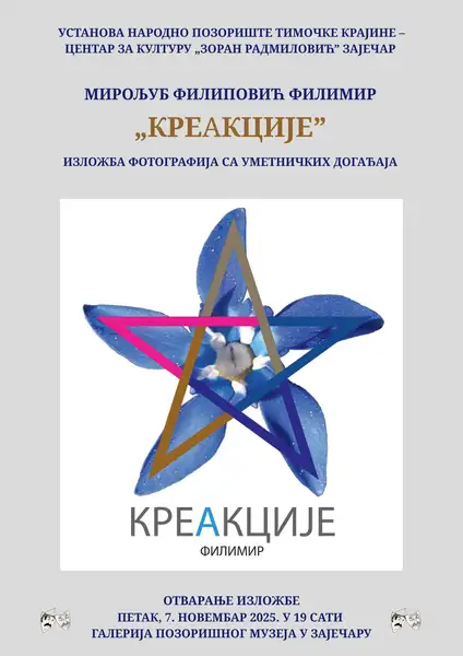 Otvaranje izložbe ,,KREAKCIJE" autora Miroljuba Filipovića Filimira, u galeriji Pozorišnog muzeja