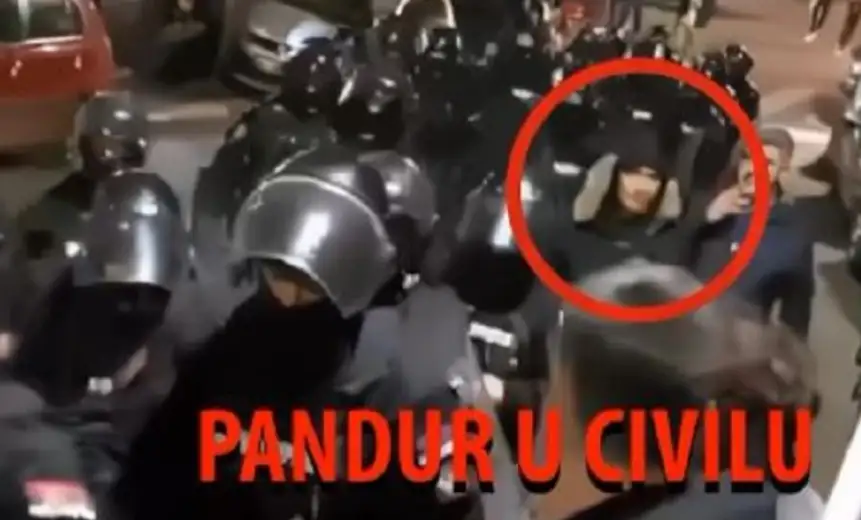 „RTS, kad objavljujete ovo“: Studenti FDU snimkom odgovorili na optužbe Vučića o napadu na policajca