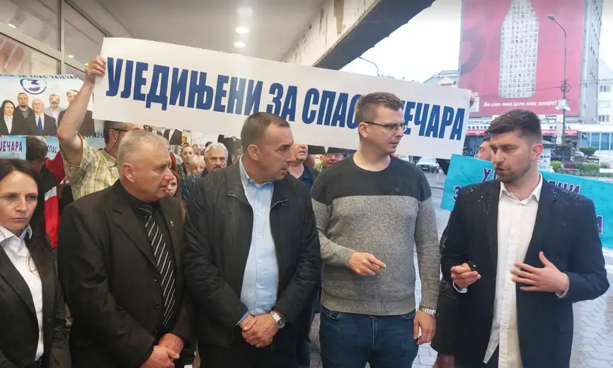 Parandilović u Zaječaru dao podršku GG „Ujedinjeni za spas Zaječara“