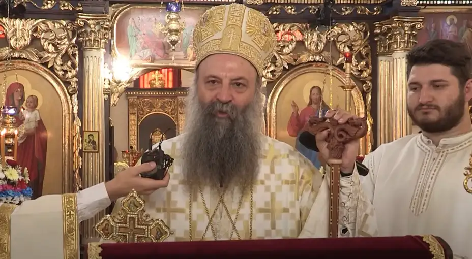 Patrijarh srpski g. Porfirije u Donjem Milanovcu