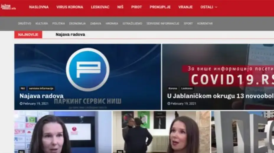 Lažni sajt „Južnih vesti“ – još jedan način za obračunavanje sa profesionalnim medijima