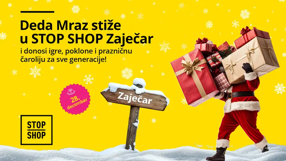 Praznični karavan STOP SHOP-a stiže u Zaječar!