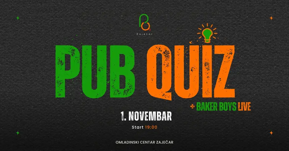 U sredu 50. jubilarno izdanje zaječarskog pab kviza i otvaranje zimske sezone u Omladinskom centru