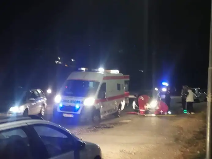 Saobraćajna nezgoda na Grljanskom putu: Jedno lice povređeno!