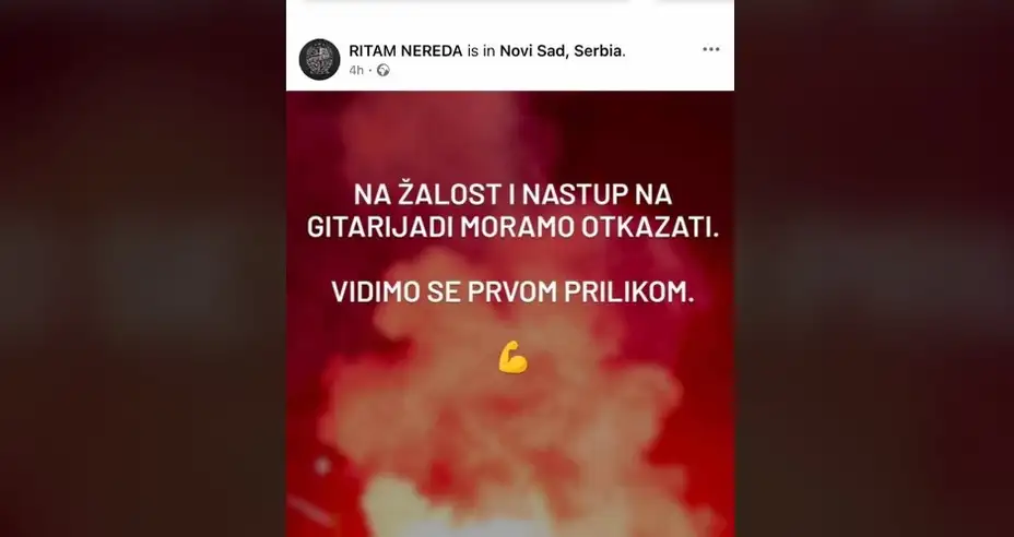 Nezvanično saznaje Glas Zaječara: Ritam nereda otkazao nastup na 57. Gitarijadi u Zaječaru