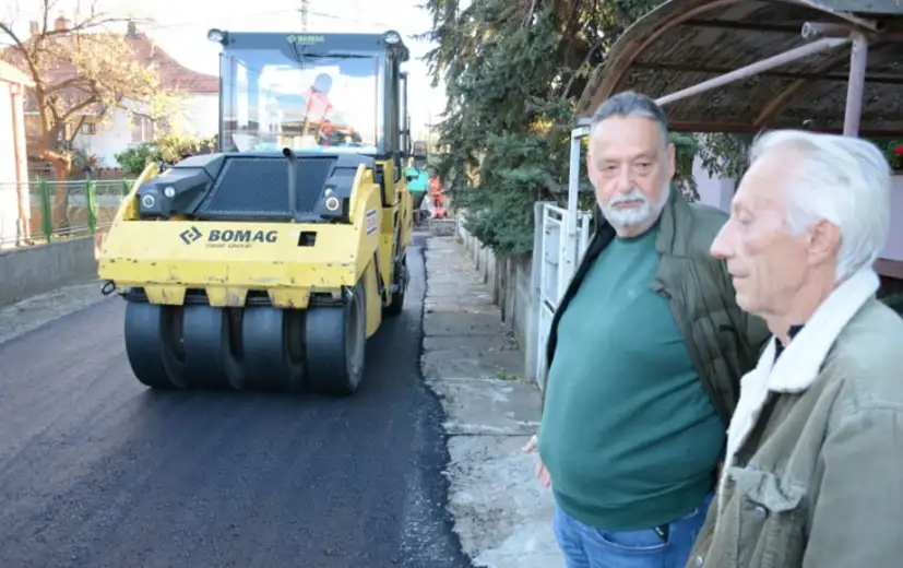 Asfaltiranjе Sićеvačkе, Mišarskе i Vlasinskе ulicе: Gradonačеlnik obišao radovе