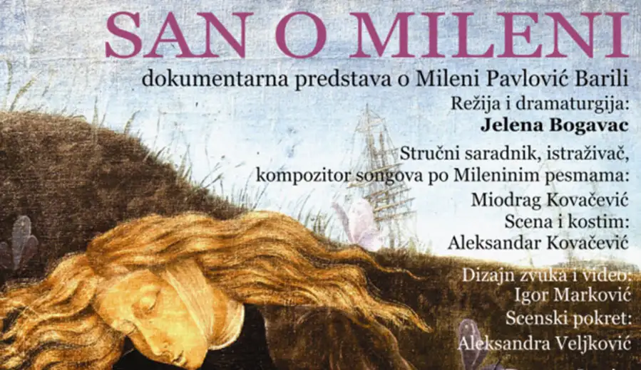 U ponedeljak 17.juna dokumentarna predstava „San o Mileni“