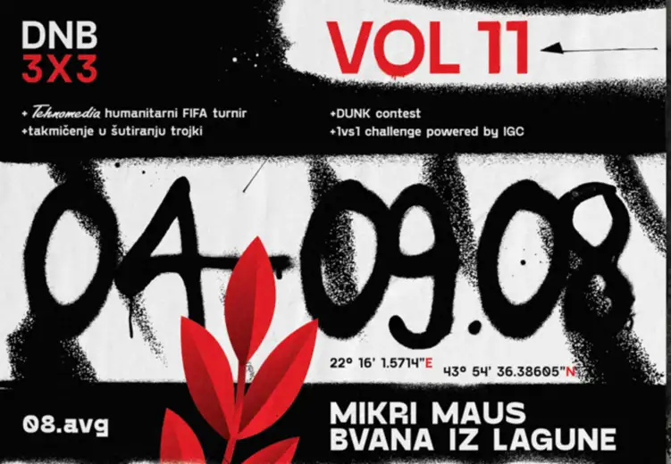 „Dođi na basket K3 Vol. 11“ od 4. do 9. avgusta u Zaječaru