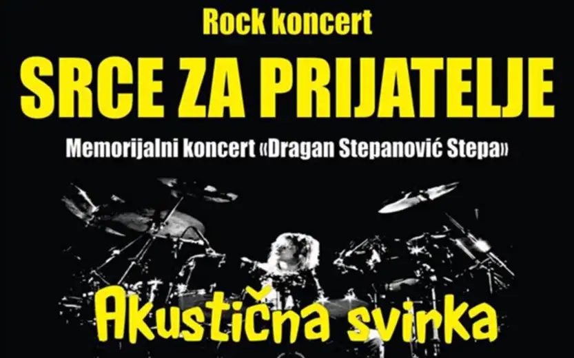 Memorijalni koncert „Srce za prijatelje“ u bašti Omladinskog centra