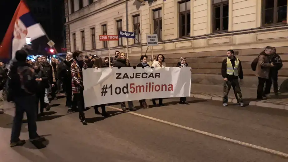 Održan šesti protest: Timočka krajina svoje okove slobodom pretvara u krila
