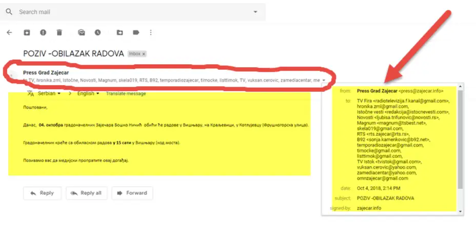 Da li PRESS služba  GRADA ZAJEČARA deli novinare na PODOBNE i NEPODOBNE!?