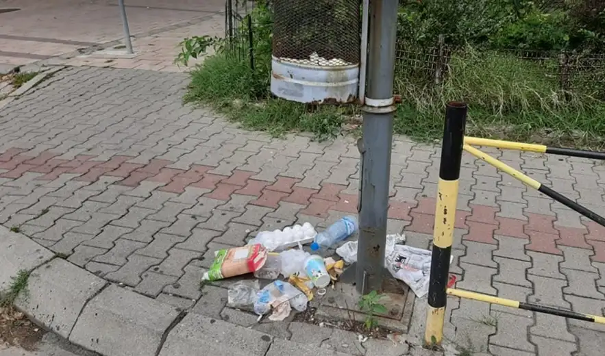 Naš grad - čist grad: Smeće u centru Zaječara