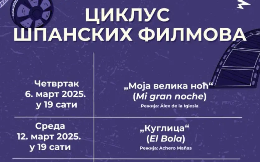 Ciklusa španskih filmova u Pozorišnom muzeju