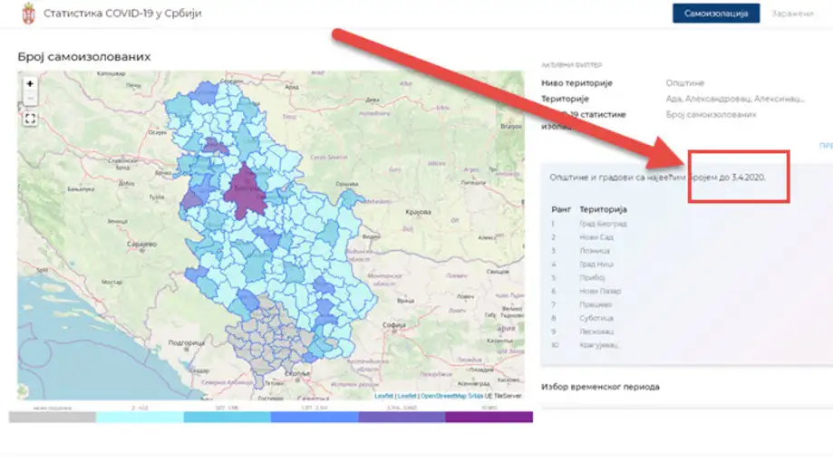 U Timočkoj krajini na današnji dan 3. april - u samoizolaciji se nalazi 2.311 lica: U Zaječaru 414