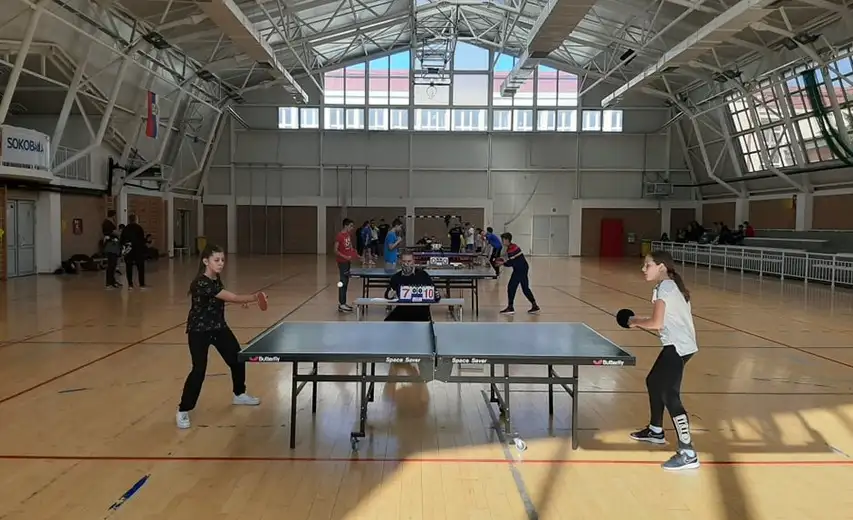 Učenice OŠ "Đura Jakšić" iz Zaječara najbolje na Okružnom takmičenju u stonom tenisu