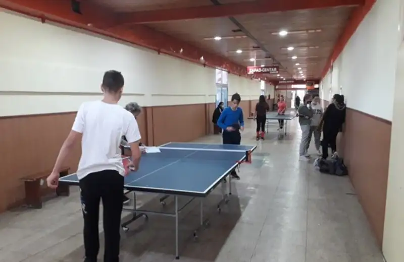 Gradsko takmičenje zaječarskih osnovnih škola u stonom tenisu održano danas u hali sportova na Kraljevici