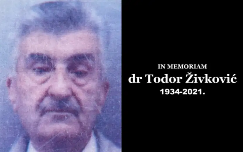 IN Memoriam: dr Todor Živković (1934-2021)