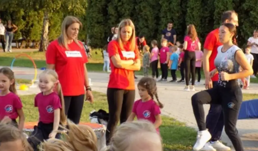 Javni trening gimnastike petog dana Evropske nedelje sporta u Zaječaru