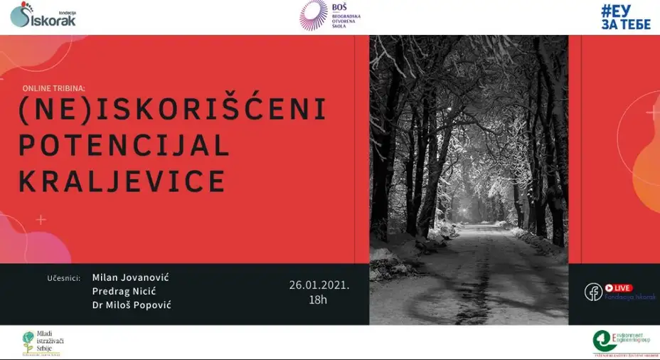 (Ne)iskorišćeni potencijal Kraljevice - Onlajn tribina