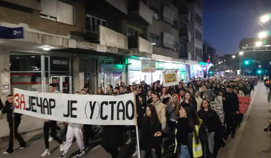 Borani u četvrtak dočekuju studente iz Srbije koji pešače ka Zaječaru na protest Sloboda kreće sa istoka