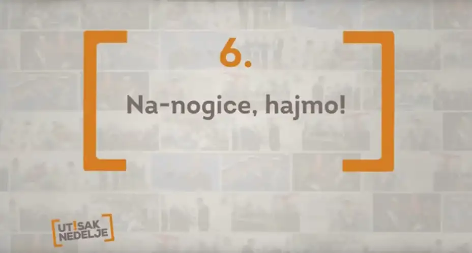 Na-nogice hajmo: Događaj iz Zaječara u emisiji "Utisak nedelje"