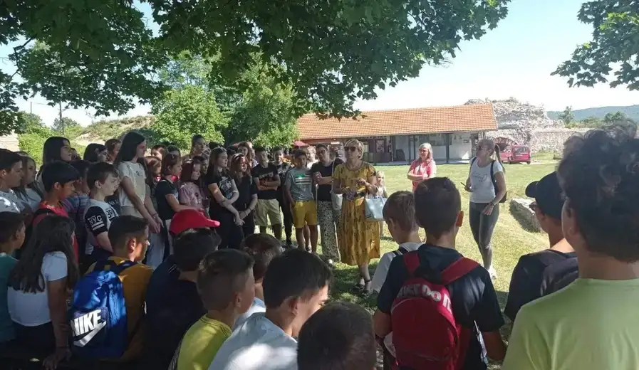 Na Romulijani održano predavanje prof. Valentine Cvetković učenicima OŠ "Hajduk Veljko"