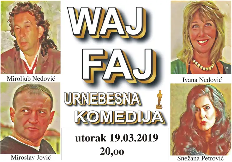 Predstava "Waj Faj" u pozorištu Zoran Radmilović