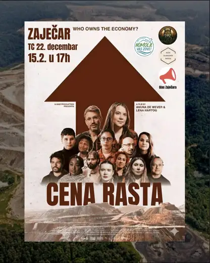 Dokumentarni film „Cena rasta” u Zaječaru, u Kući slobodnih medija : Ko plaća cenu ekonomskog razvoja?