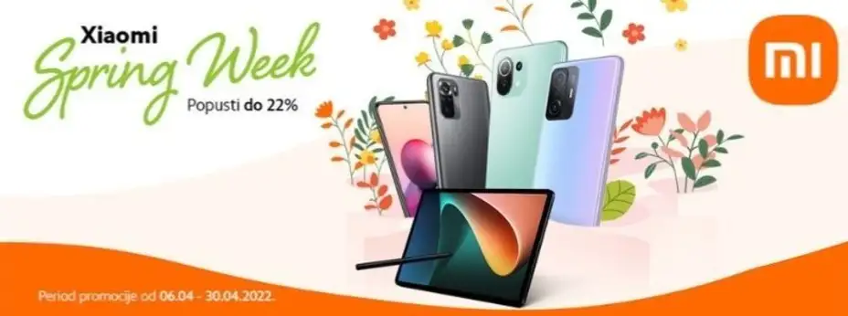 Xiaomi-prolećna nedelja u Tehnomedia prodavnicama