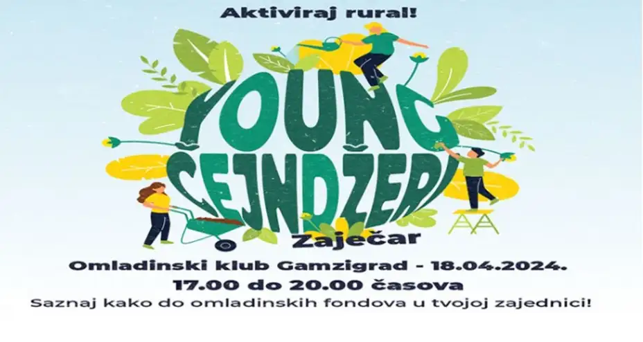 Događaj za mladе Young Čejndžeri- Aktiviraj rural u omladinskom klubu Gamzigrad