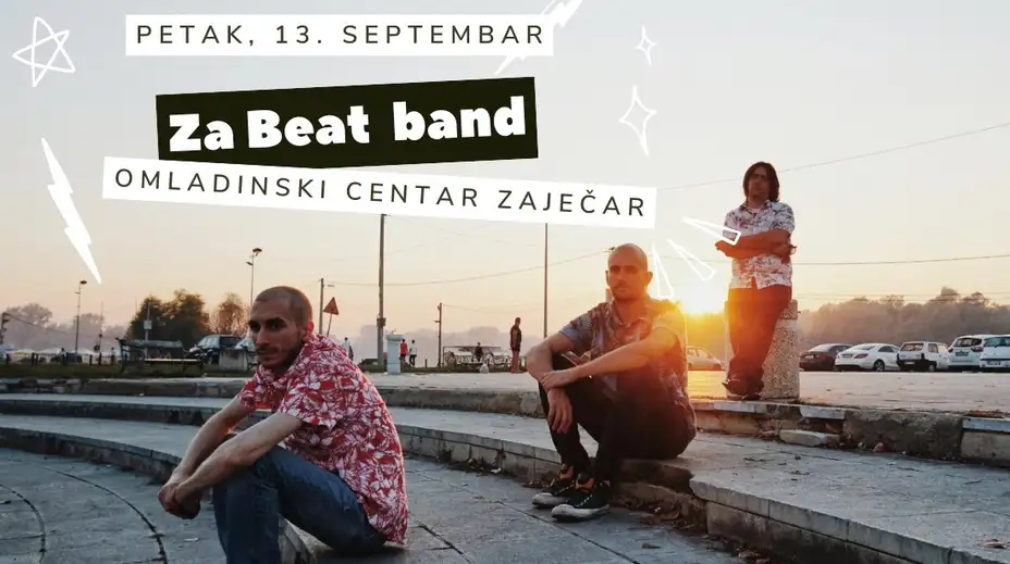Za Beat band uživo u letnjoj bašti Omladinskog centra Zaječar